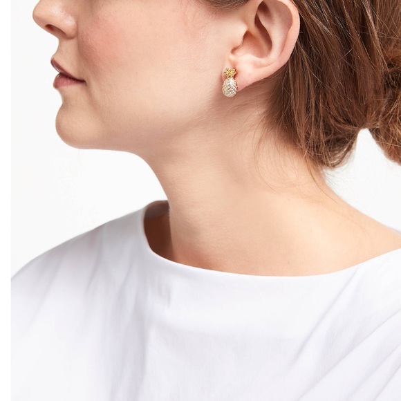 KATE SPADE • By The Pool Pineapple Earrings - Picture 2 of 7